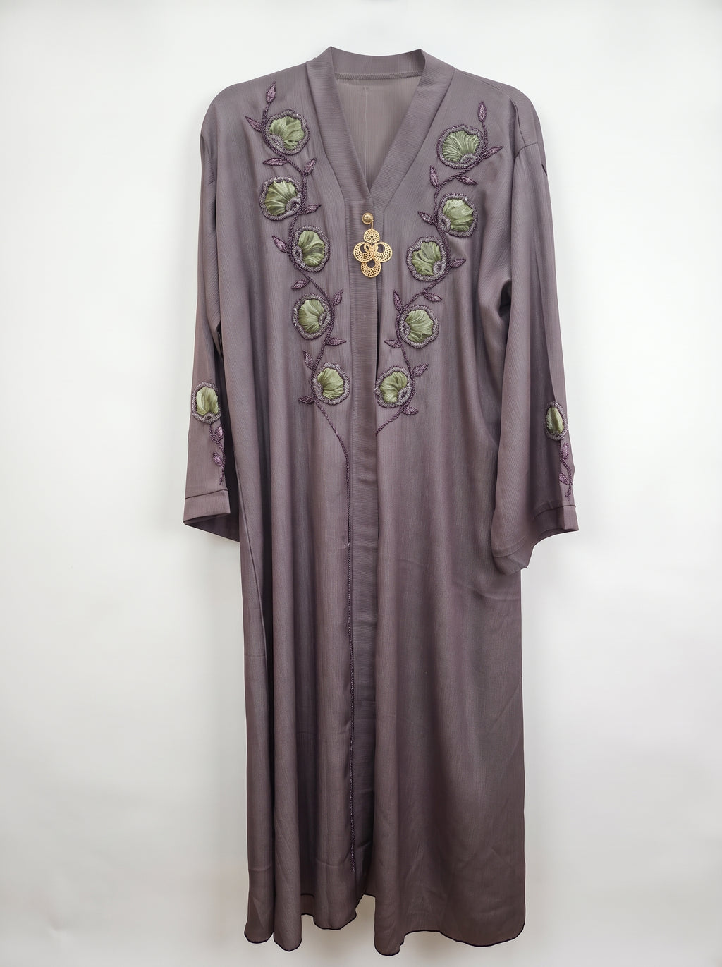 Pink printed Abaya