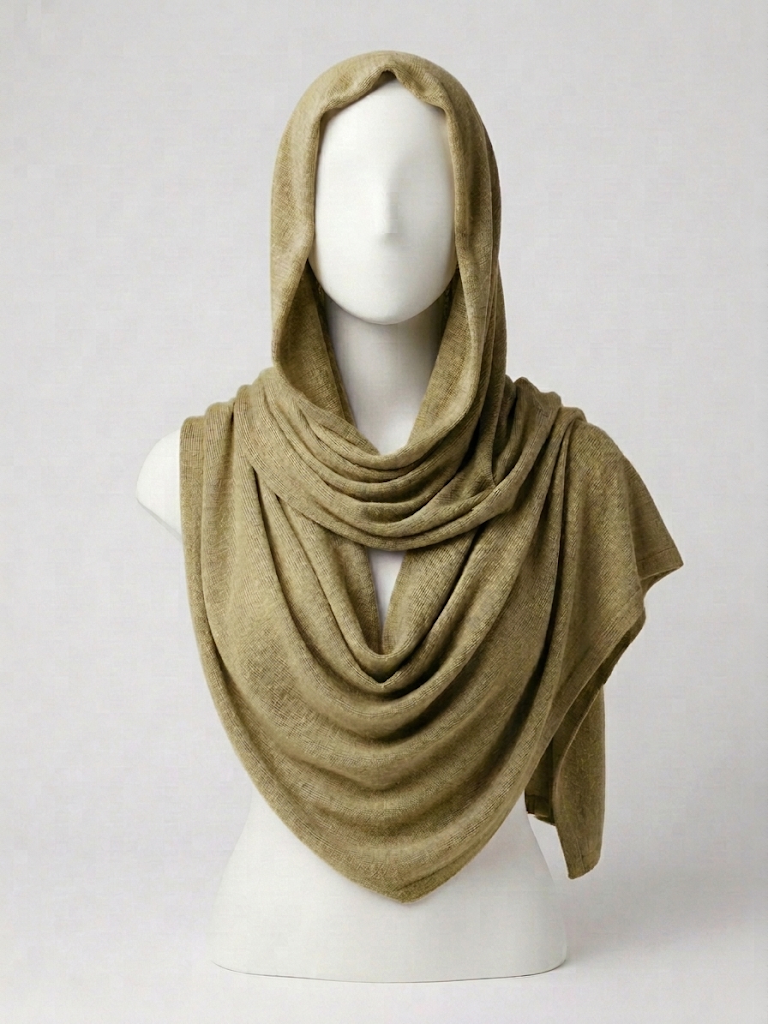 Olive Bamboo Jersey Hijab